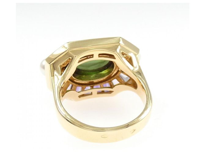 Chanel American Ring Gold Amethyst Turmalin Golden - Ansicht 3