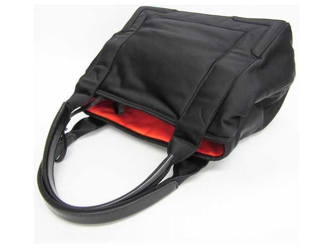 Borsa Cabas S Balenciaga Navy Nero Arancione - vista 8