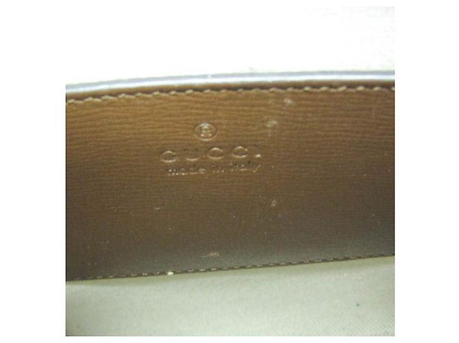 Borsa a mano in pelle Gucci Interlocking G Marrone Beige - vista 15
