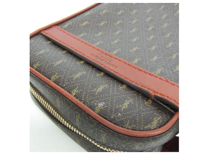 Borsa a tracolla Yves Saint Laurent Cassandre Marrone Marrone scuro - vista 9