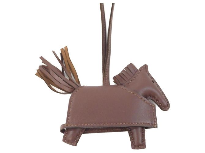 Hermès Hermes Rodeo Robeo Lock PM Bag Charm Marrone - vista 3