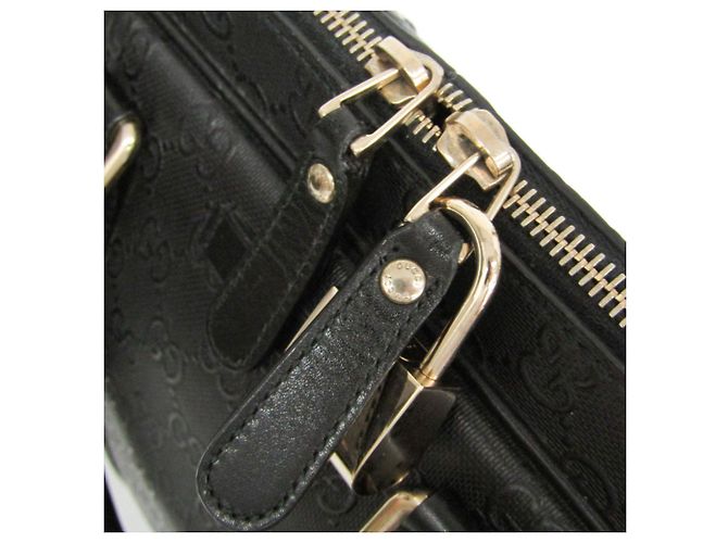 Borsetta in pelle da uomo Gucci GG embossed Nero - vista 13