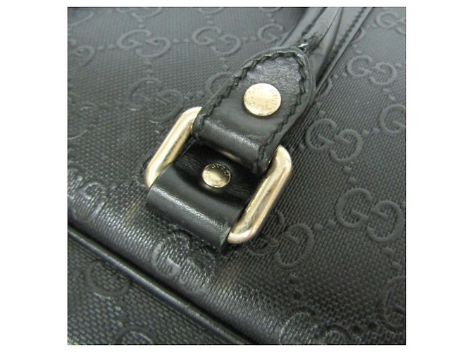 Borsetta in pelle da uomo Gucci GG embossed Nero - vista 15