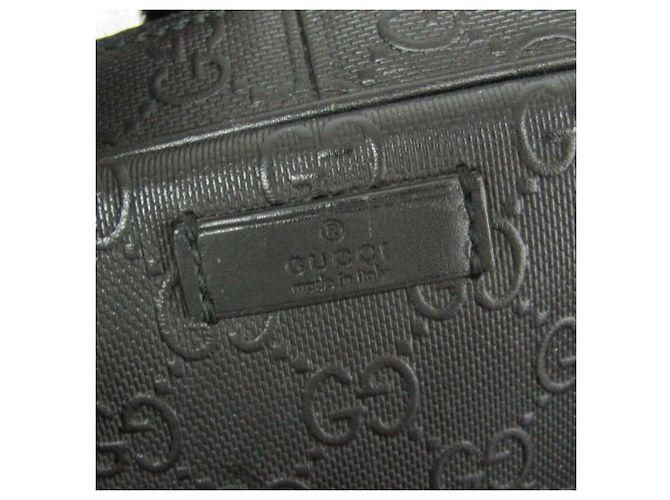 Borsetta in pelle da uomo Gucci GG embossed Nero - vista 16