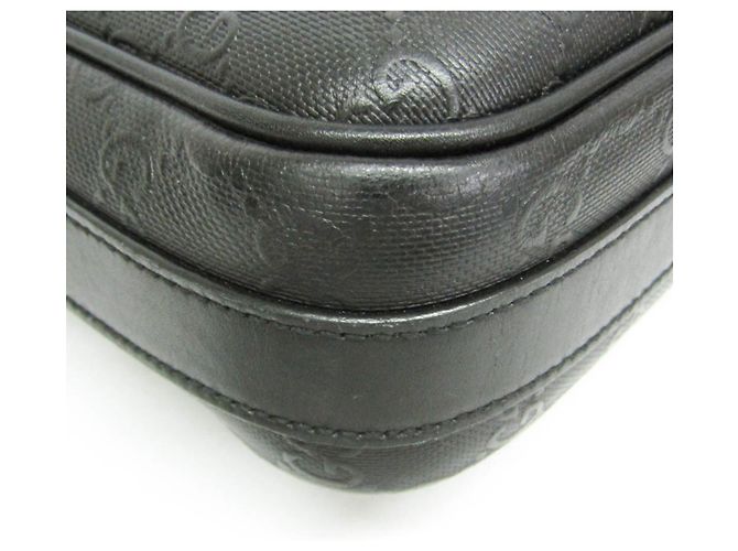 Borsetta in pelle da uomo Gucci GG embossed Nero - vista 4
