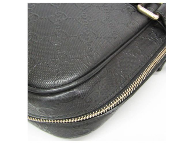 Borsetta in pelle da uomo Gucci GG embossed Nero - vista 8