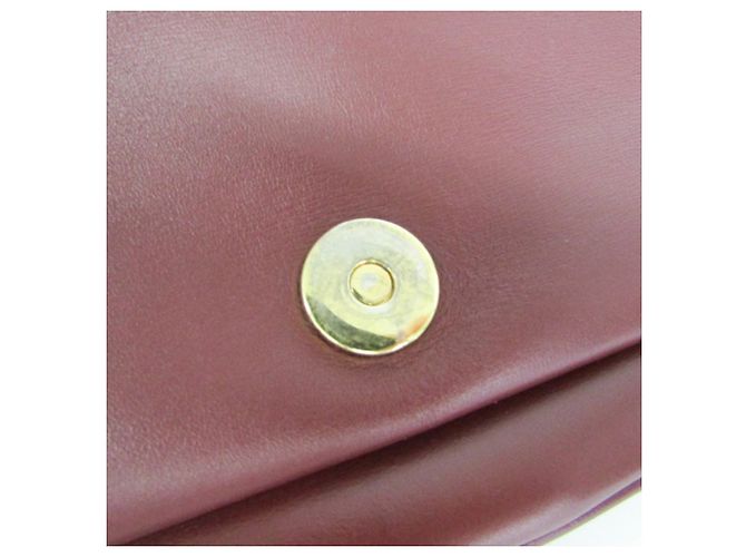 Borsa a tracolla in pelle Gucci GG Marmont Ally Bordò - vista 15