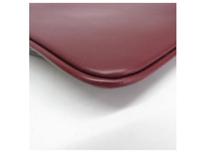 Borsa a tracolla in pelle Gucci GG Marmont Ally Bordò - vista 5
