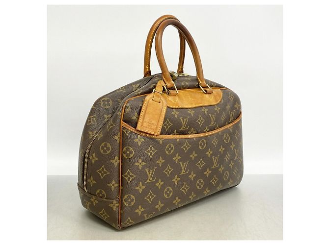 Borsa Louis Vuitton Monogram Deauville Marrone - vista 2