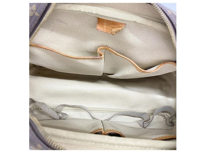 Borsa Louis Vuitton Monogram Deauville Marrone - vista 4