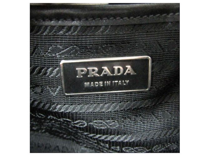 Prada Tessuto Soft BR3555 Tote Bag Schwarz - Ansicht 19