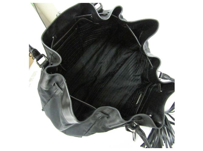 Prada Tessuto Soft BR3555 Tote Bag Schwarz - Ansicht 4