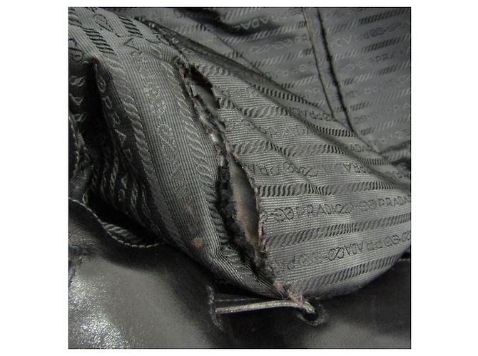 Prada Tessuto Soft BR3555 Tote Bag Schwarz - Ansicht 5