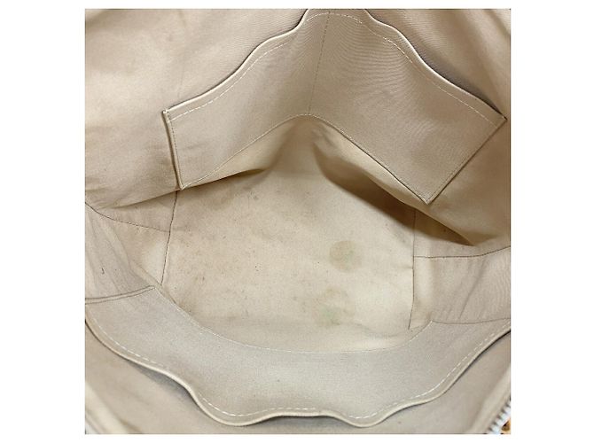 Borsa Tote Louis Vuitton Damier Azur Totally MM Bianco - vista 4