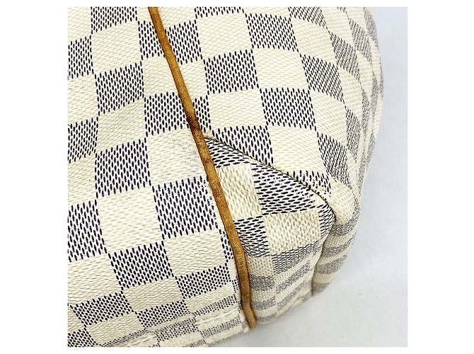 Borsa Tote Louis Vuitton Damier Azur Totally MM Bianco - vista 7