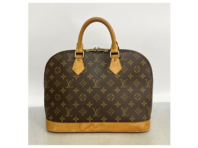Borsa Louis Vuitton Alma Monogram M51130 in Brown Marrone - vista 10