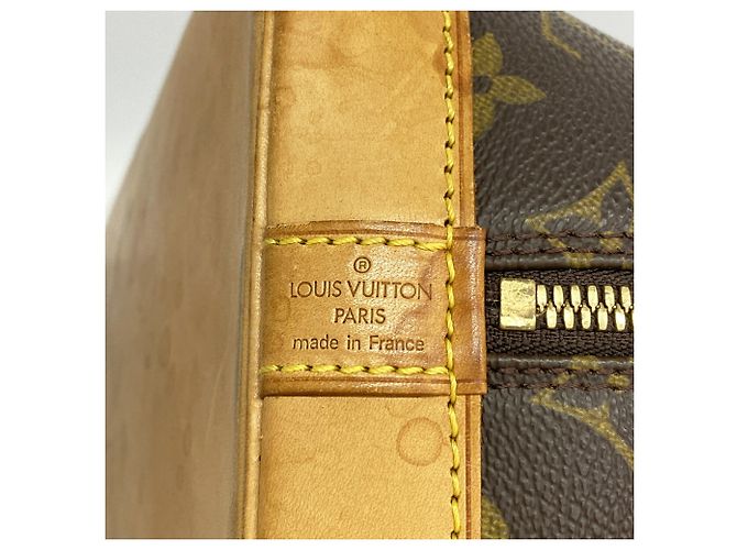 Borsa Louis Vuitton Alma Monogram M51130 in Brown Marrone - vista 5