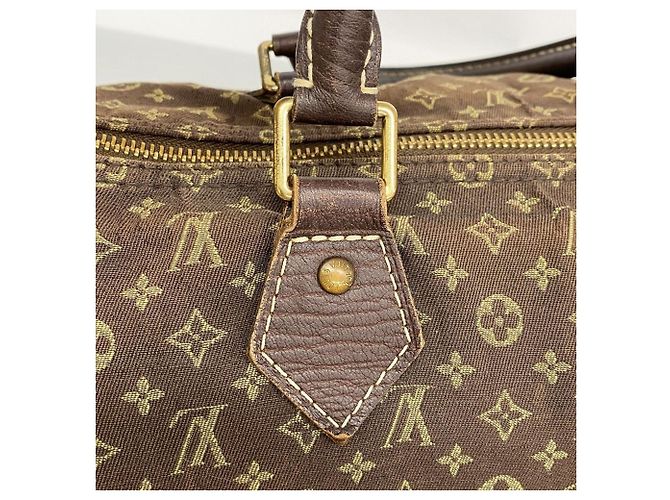 Borsa Louis Vuitton Monogram Mini Lin Speedy 30 Damier ebene - vista 10