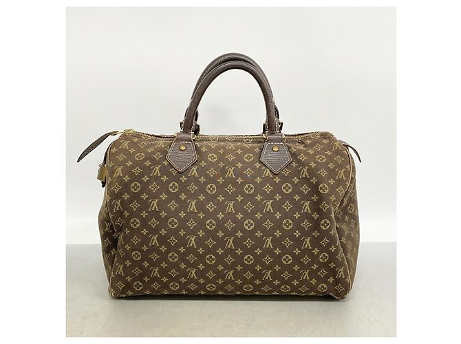Borsa Louis Vuitton Monogram Mini Lin Speedy 30 Damier ebene - vista 13