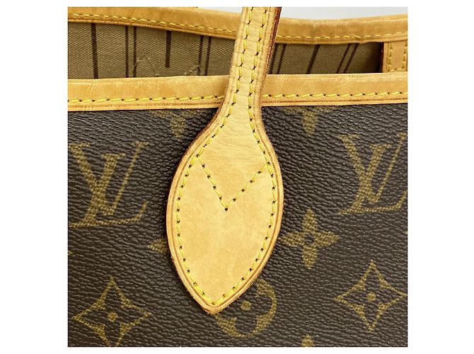 Borsa Tote Louis Vuitton Monogram Neverfull MM Marrone - vista 10