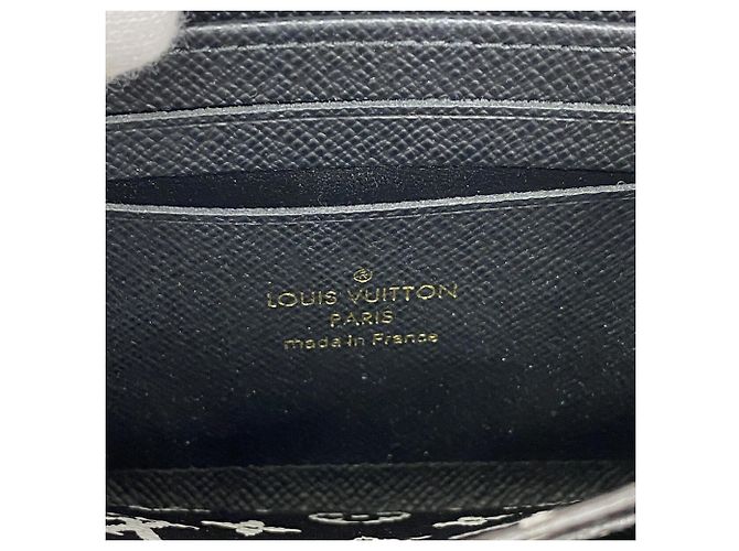 Monedero Zippy Louis Vuitton Monogram Jungle Negro Amarillo - vista 4