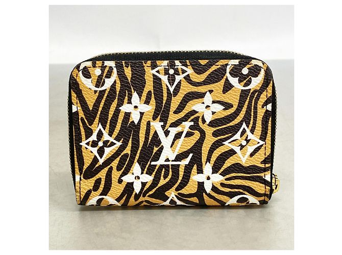 Monedero Zippy Louis Vuitton Monogram Jungle Negro Amarillo - vista 7