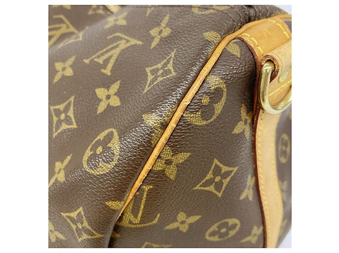 Louis Vuitton Boston Monogram Keepall Bandoulière 50 Marrone - vista 11