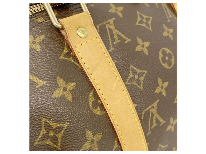 Louis Vuitton Boston Monogram Keepall Bandoulière 50 Marrone - vista 13