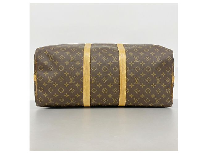 Louis Vuitton Boston Monogram Keepall Bandoulière 50 Marrone - vista 3
