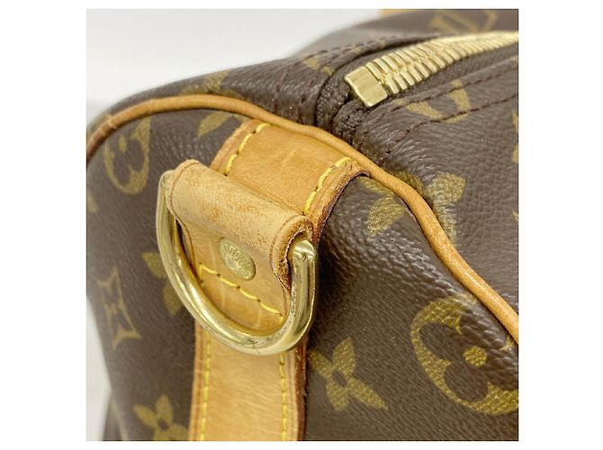 Louis Vuitton Boston Monogram Keepall Bandoulière 50 Marrone - vista 9