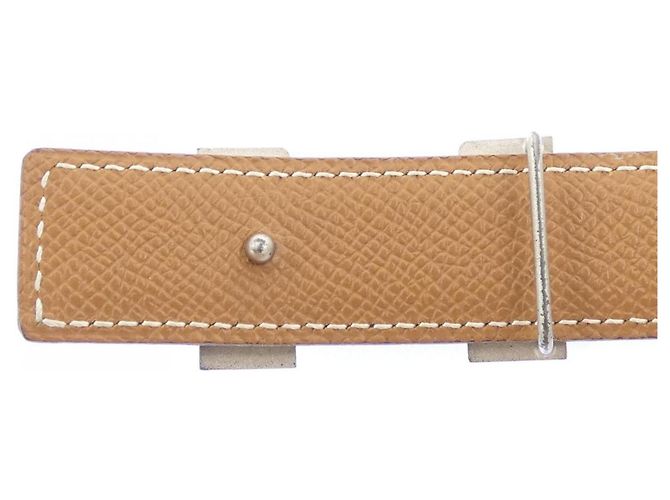 Hermès Cinturón Hermes Mini Constance 24mm Castaño Negro - vista 3