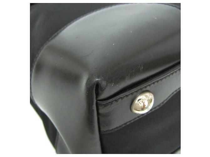 Borsa Tote da donna Prada Tessuto + Vitel BR3411 Nero - vista 8