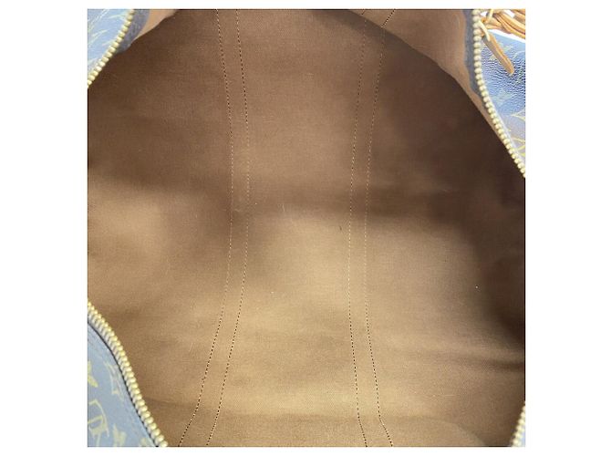Louis Vuitton Boston Monogram Keepall 50 Marrone - vista 4
