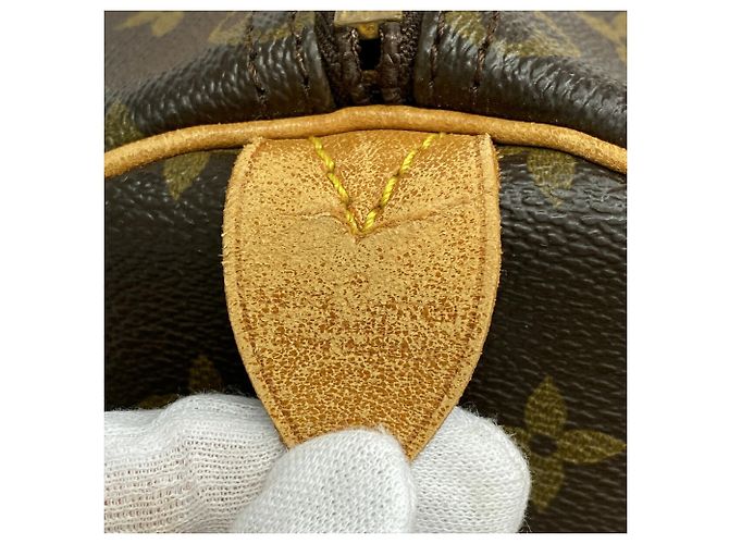 Louis Vuitton Boston Monogram Keepall 50 Marrone - vista 5