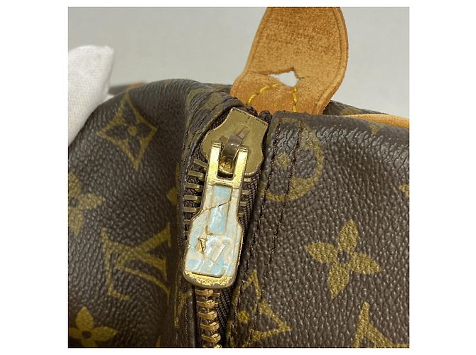 Louis Vuitton Boston Monogram Keepall 50 Marrone - vista 6