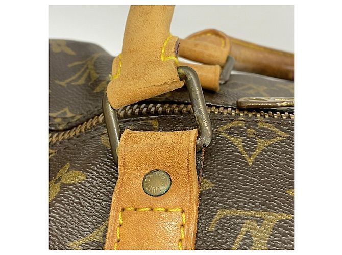 Louis Vuitton Boston Monogram Keepall 50 Marrone - vista 7