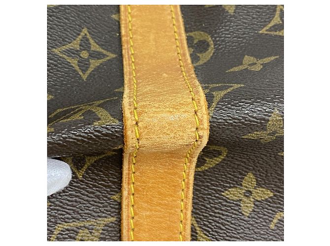 Louis Vuitton Boston Monogram Keepall 50 Marrone - vista 8