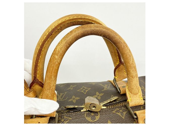 Louis Vuitton Boston Monogram Keepall 50 Marrone - vista 9