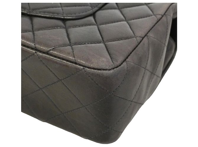 Borsa Chanel in pelle d'agnello matelassé nera Nero - vista 8
