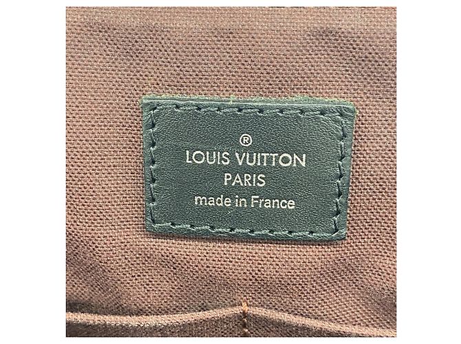 Borsa a tracolla Louis Vuitton Monogram Macassar District MM Marrone - vista 5