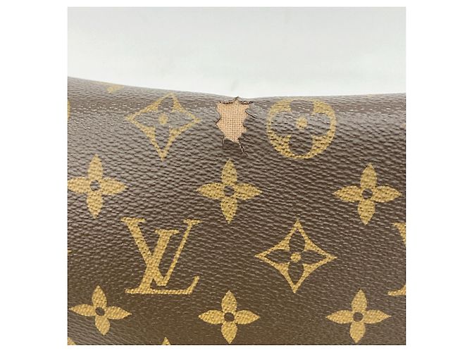 Borsa a tracolla Louis Vuitton Monogram Macassar District MM Marrone - vista 6