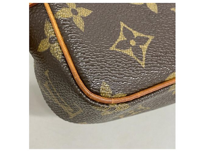 Louis Vuitton Monogram Pochette Marly Bandoulière Shoulder Bag Marrone - vista 6