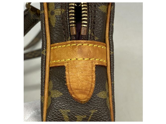 Louis Vuitton Monogram Pochette Marly Bandoulière Shoulder Bag Marrone - vista 7
