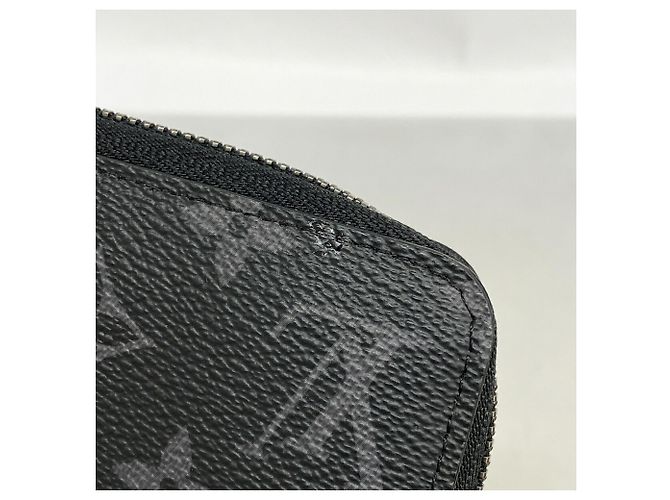 Louis Vuitton Monogram Eclipse Zippy Wallet Black - view 5