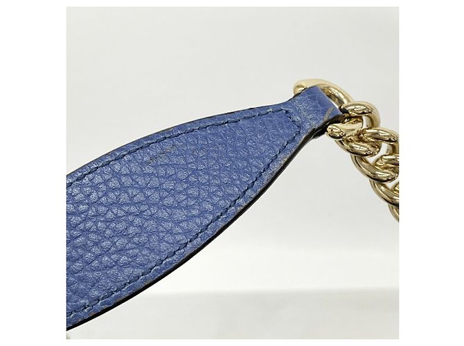 Borsa a tracolla Gucci Soho Blu - vista 7