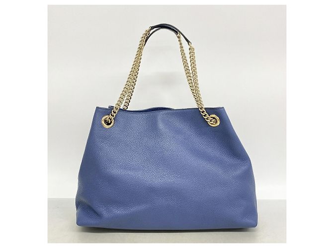 Borsa a tracolla Gucci Soho Blu - vista 9