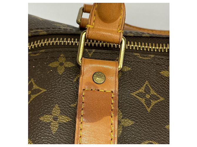 Louis Vuitton Monogram Keepall Bandoulière 60 Marrone - vista 12