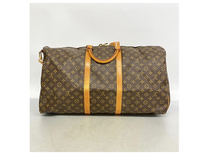 Louis Vuitton Monogram Keepall Bandoulière 60 Marrone - vista 15
