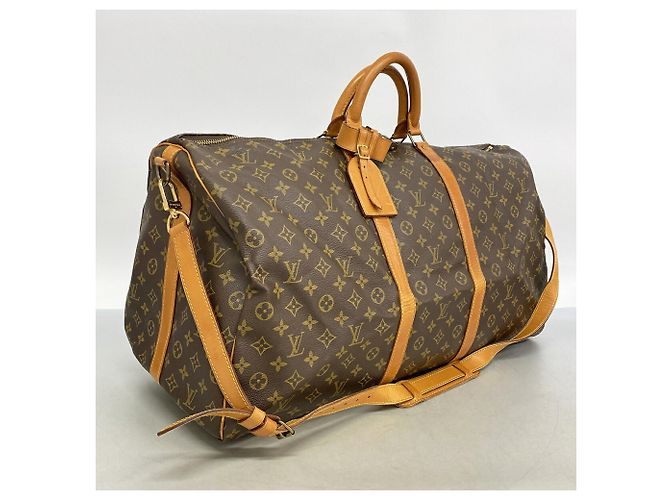 Louis Vuitton Monogram Keepall Bandoulière 60 Marrone - vista 2