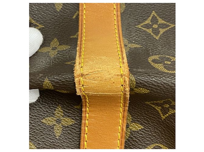 Louis Vuitton Monogram Keepall Bandoulière 60 Marrone - vista 7